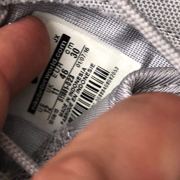 Rare 2015 Nike Rosche Run Wolf Grey Size 12 - Picture 6 of 16